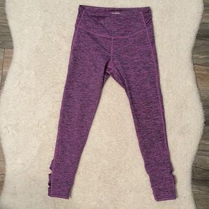 Cosmic purple yoga pants